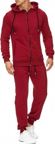 AIFARLD Sweatsuits for Men Tracksuit Sets 2 Piece Full Zip Hoodie Sweatpants Suits for Casual Sports Jogging Running in Saudi Arabia