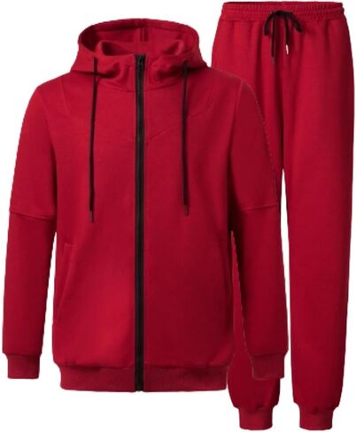 AIFARLD Sweatsuits for Men Tracksuit Sets 2 Piece Full Zip Hoodie Sweatpants Suits for Casual Sports Jogging Running in Saudi Arabia