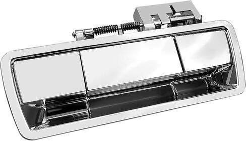 Tailgate Handle Compatible with Nissan Armada 2004-2013, Tail Door Handle Replace 90606-ZZ90E, Rear Liftgate Outside Exterior Door Handle Without Rear Camera Hole Chrome Silver in Saudi Arabia