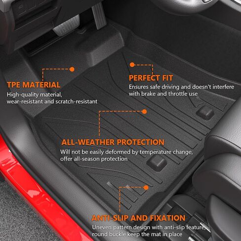 powoq 7&8 Seats Floor Mat Compatible with 2019-2024 Subaru Ascent Trunk Mat 3rd Backrest Mat Replacement for 2019-2024 Subaru Ascent Accessories(7&8 Seats Trunk Mat+3rd Row Backrest Mat+Floor Mat) in Saudi Arabia