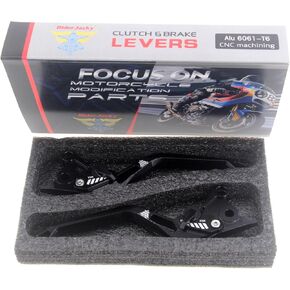 Long 5D Rhombus Hollow CNC Billet Adjustable Motorcycle Brake Clutch Levers Compatible with Ducati Monster S4/S4R 2001-2006,S2R 1000 2006-2008,M900/M1000 2000-2005,900SS/1000SS 1998-2006
