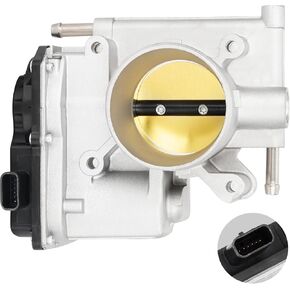 Electronic Throttle Body Compatible with Mazda 3 L4 2L 2006-13/2.3L 2013, for Mazda 5 2.3L 2008-2010, for Mazda 6 V6 3L 06-08, for L3R4-13-640 125001390