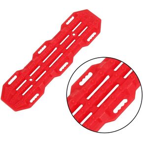 2Pcs RC Crawler Decorative Board Anti-Skid Auto-Help RC Recovery Board Compatible with 1/10 RC Crawler Car(Red)
