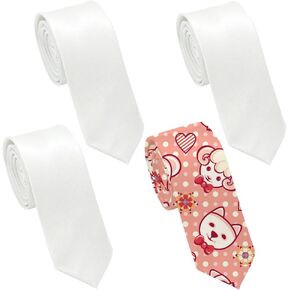 Sublimation Blank Tie for Men Polyester Neckties Heat Transfer Blank Necktie DIY Decorative Costume Men's Neckwear Tie