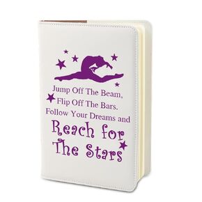 PLITI Gymnastics Journal Notebook Jump Off The Beam Flip Off The Bars Gymnast Notebook For Gymnastics Lover (Jump Off The Beam JN)