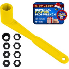 Five Oceans Universal Prop Wrench Kit with Multiple Sockets, Floating Boat Propeller Wrench Nuts for Outboards and Stern Drives, Ideal Pontoon, Sport and Fishing Boat - FO4689