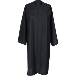 Unisex Matte choir robes for church Baptism Officiant Confirmation Costume,Graduation Gown Pastor &judges robe