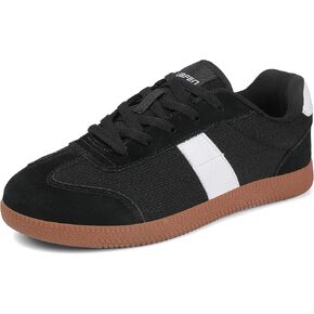 UBFEN Womens Fashion Sneakers Classic Retro Trainers Skate Shoes Casual Comfort Walking Footwear