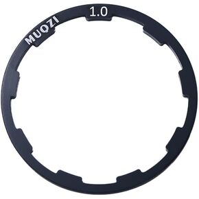 14 Pcs Bicycle Washer Set 7 Size Bike Cassette Spacer 1mm 1.5mm 1.85mm 2mm 2.18mm 2.35mm 2.5mm Aluminum Alloy Bicycle Headset Spacers
