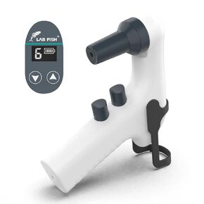 Laboratory Electronic Pipettors Pump Pipette Controller for Lab|0.1~200ml Range|LCD Display|6 Speeds|Dual Modes of Gravity Drainage and Power Drainage|8h Rechargeable Lithium Battery