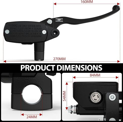 1PZ CC6-BM2 استبدال رافعة القابض الرئيسية لأسطوانة الفرامل اليسرى واليمنى لهوندا شادو VT600 VT750 VT1100 VT1300 VTX1300 VF750 45510-MFR-305 53172-MR1-000 53178-MAH-000 in Kuwait