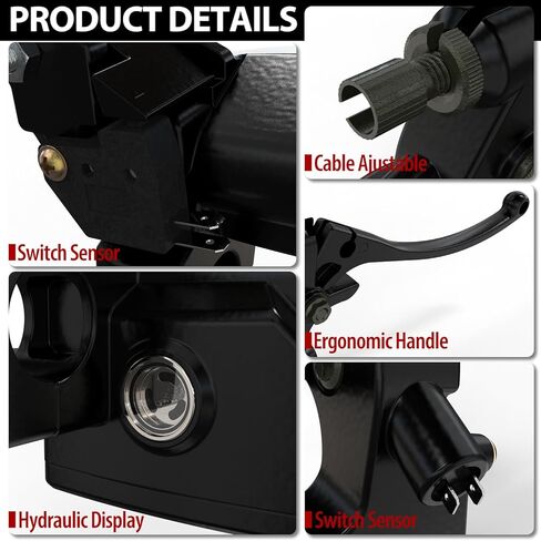 1PZ CC6-BM2 استبدال رافعة القابض الرئيسية لأسطوانة الفرامل اليسرى واليمنى لهوندا شادو VT600 VT750 VT1100 VT1300 VTX1300 VF750 45510-MFR-305 53172-MR1-000 53178-MAH-000 in Kuwait