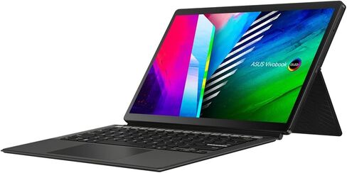 ASUS 2023 Vivobook 13 Slate OLED 2 في 1 كمبيوتر محمول، شاشة 13.3 بوصة FHD OLED تعمل باللمس، وحدة المعالجة المركزية Intel Core™ i3-N300، ذاكرة الوصول العشوائي 8 جيجابايت، تخزين 256 جيجابايت UFS 2.1، Windows 11 Home في وضع S، 0 درجة أسود، T3304GA-DS34T in Saudi Arabia