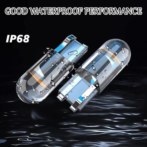 beypovk 30PCS 194 LED Light Bulbs, 6000K 168 2825 W5W T10 Wedge COB LED Replacement Bulbs, Error Free Interior Bulbs for Car Dome Map Door Courtesy License Plate Lights (Yellow) in Kuwait