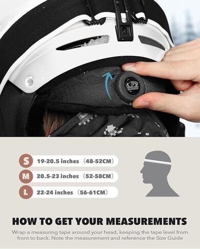 Findway Snowboard Helmet [Upgrade] Ski Helmet for Adults,[Goggle Friendly] Durable ABS Shell, Protective EPS Foam & Adjustable Fit, Snow Sport Helmet for Men, Women & Youth in Kuwait