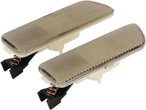 Front Bumper Side Marker Light Housing, 1 Pair Smoked Lens Front Bumper Side Marker Lamp Housing, 617215181853 Compatible with MK4 (Brown) in Saudi Arabia