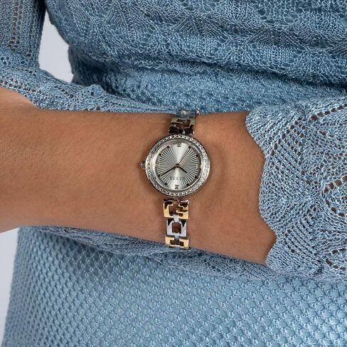 GUESS Ladies 26mm Watch - Rose Gold Tone Bracelet White Dial Rose Gold Tone Case in Saudi Arabia