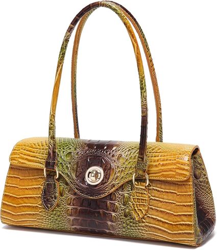 حقيبة يد للنساء حقيبة يد كبيرة محفظة لسيدة جلد التمساح نمط مقبض علوي حقيبة يد حقيبة حمل المحفظة in Kuwait