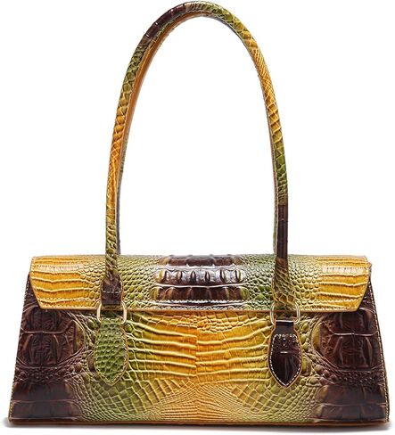حقيبة يد للنساء حقيبة يد كبيرة محفظة لسيدة جلد التمساح نمط مقبض علوي حقيبة يد حقيبة حمل المحفظة in Kuwait