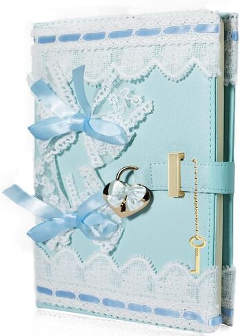 Diary with Lock for Girls, Cute Journal with Lock and Keys, Girls Diary Locked Journal with Bow for Little Kid Writing Drawing Gifts for Girls of All Ages in Saudi Arabia