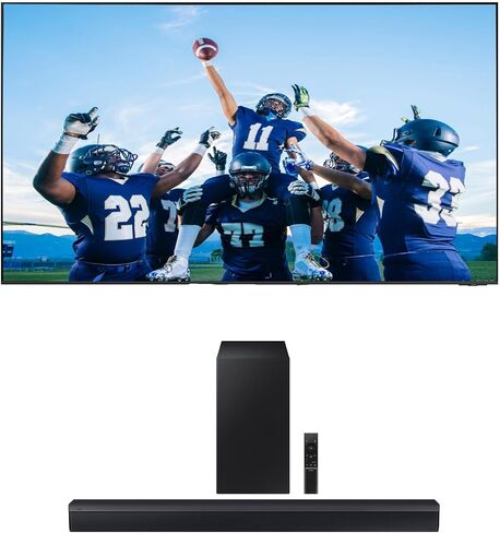 تلفزيون سامسونج QN65QN800CFXZA 65 بوصة Neo QLED 8K الذكي مع Dolby Atmos مع مكبر صوت HW-Q600C 3.1.2ch ومضخم صوت مع Dolby Atmos (2023) in Saudi Arabia