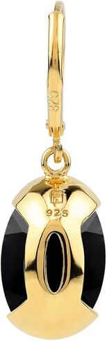 Silvershake 10.34ct. Natural Emerald Green Agate White Gold Plated 925 Sterling Silver Leverback Dangle Earrings in Saudi Arabia