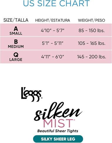 L'eggs Women's Silken Mist Control Top Panty Hose, Available in Single and 3-Pack in Kuwait