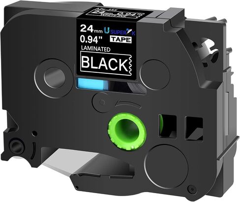 USUPERINK 1PK متوافق مع شريط صانع الملصقات Brother P-Touch TZe-B51 TZ-B51 TZeB51 TZB51 أسود على برتقالي Fluo 24 مم 0.94 بوصة 1 بوصة × 16.4 قدم شريط ملصقات TZe TZ مصفح لـ PT-330 350 520 530 540 in Kuwait