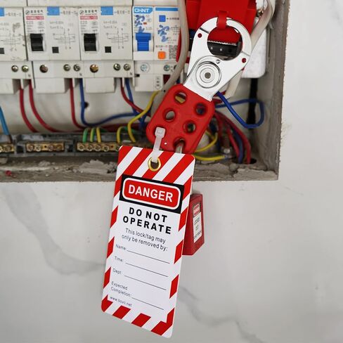 Boviisky 9001 Lockout Tagout Tags- 35 Pack- Compliance Safety Tags for Lock Out in Saudi Arabia