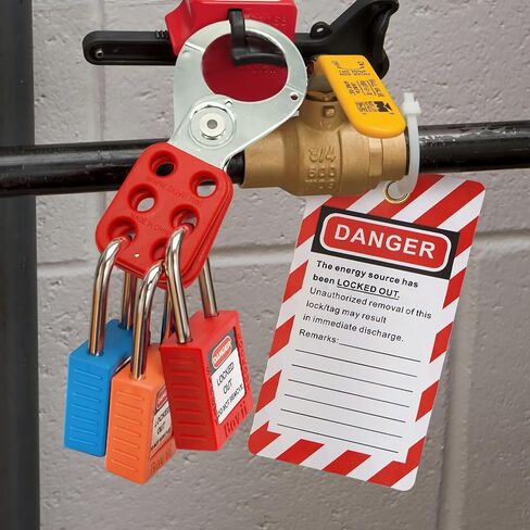 Boviisky 9001 Lockout Tagout Tags- 35 Pack- Compliance Safety Tags for Lock Out in Saudi Arabia