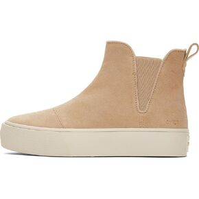 TOMS Women's Fenix Platform Chelsea Natural Suede 7 M
