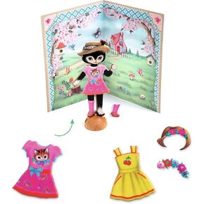 DJECO Fuzzy Bug Craft Kit - Make Your Own 3D Bugs with Pom Poms for Home, School or Gifts - Fun & Creative for Family & Friends - Educational Art Crafts for Preschool, Kids 3+