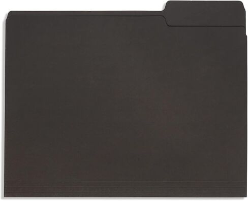 Blue Summit Supplies 100 White File Folders, 1/3 Cut Tab with Assorted Positions, Letter Size, Great for Organizing and Easy File Storage, 100 Pack in Saudi Arabia