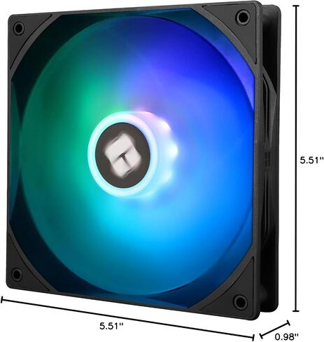 Thermalright TL-C14C-S CPU Fan 140mm ARGB Case Cooler, 4pin PWM Silent Computer Fan with S-FDB Bearing Included, up to 1500RPM PC Cooling in Saudi Arabia