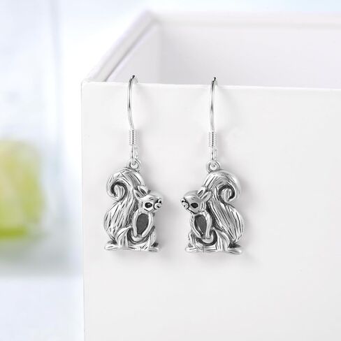 الأخطبوط أقراط 925 فضة الأخطبوط Moonstone استرخى أقراط المحيط الأخطبوط مجوهرات هدايا للنساء الفتيات in Saudi Arabia