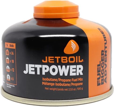Jetboil Jetpower 4-Season Fuel Blend, Liquefied Petroleum Gas, 100 Gram in Saudi Arabia