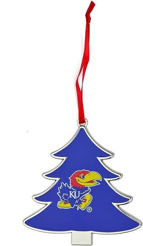 Indiana Hoosiers Tree Shaped Metal Christmas Ornament in Saudi Arabia