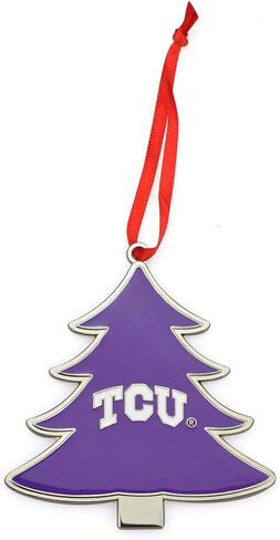 Indiana Hoosiers Tree Shaped Metal Christmas Ornament in Saudi Arabia