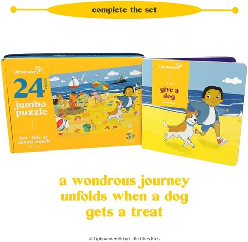 Upbounders Little Likes Kids - Splash Park Jumbo Puzzle, 48 Pieces, Beginner Jigsaw Floor Puzzle with Multicultural Family Children Preschoolers at Play, Age 4-8 in Saudi Arabia