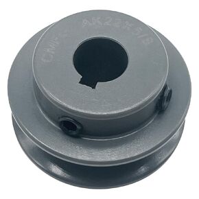 2AK25-1 v Belt Pulley, 2AK251, 2.55''OD, 1'' inch Bore, Cast Iron Material, AK Double Groove Mechanical v-Belt Pulleys for "A" or "4L" or "3L" Belts
