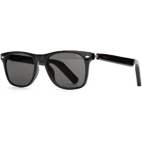 Smart Glasses for Men Women with AAC Speaker Open Ear Music Touch Buttons Remote Photo Voice Assistant Hand-free Calling, Unisex Audio Intelligent Bluetooth 5.0 Sunglasses, Great Gift for Friends