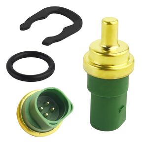 FLYPIG TS295 37870-PJ7-003 Radiator Coolant Fan Temperature Sensor Switch for Honda Acura 1992-06 Radiator Fan Switch 37760-P00-004 37760-P00-003