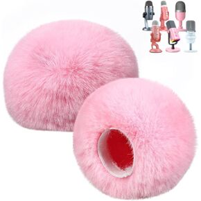 ZealSound Blue Yeti Pop Filter for Blue Yeti Microphone,Mic Foam Cover with Furry Windscreen Muff windshield for ZealSound K66/Yeti/Yeti X/Yeti Nano/Blue Yeti Pro/AM8/SoloCast and More USB Mics