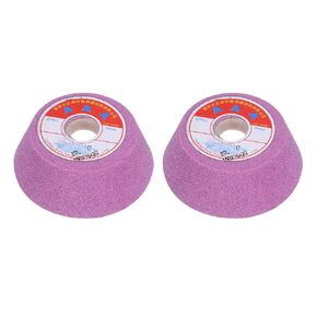 uxcell 4-Inch Flaring Cup Grinding Wheel 80 Grits Pink Aluminum Oxide PA Surface Grinding Ceramic Tools