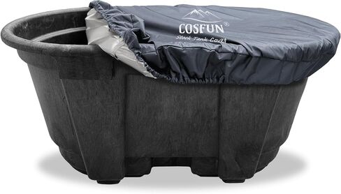 Sobana 100 Gallon Ice Water Therapy Ice Bath Cover Cold Water Cover,Oval Stock Tank Cover with Superior Cold Snap Foil Insulated Layer,Keep Your Tank Cooler, Black in Kuwait