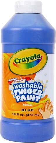 Crayola Washable Finger Paint - Brown (16 Oz), Toddler Paint for Arts & Crafts, Kids Classroom Supplies, Nontoxic & Easy To Clean in Saudi Arabia