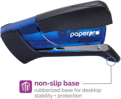 Bostitch Office Compact Classic Desktop Stapler,15 Sheet Capacity, No Effort, Includes 105 Staples, One Finger, 80% Easier Stapling- Great for Carpal Tunnel and Arthritis, Assorted (Colors May Vary) in Kuwait
