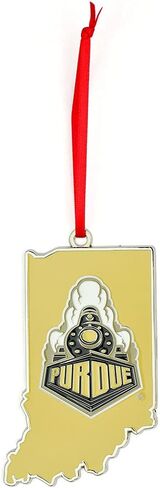 Auburn Tigers State Shaped Metal Christmas Ornament in Saudi Arabia