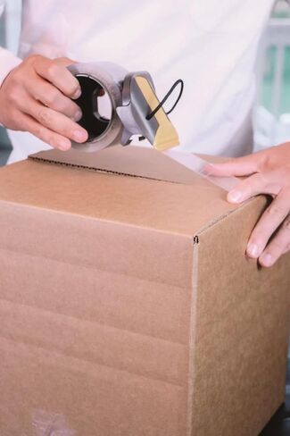 تيب تيرور شريط تغليف شديد التحمل، لاصق من الدرجة التجارية، شفاف، سمك 2.04 مل، 48 ملم × 50 متر (1.9 انش × 54.68 ياردة) لكل لفة، 6 قطع in Kuwait
