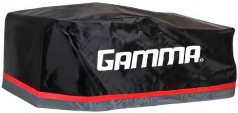 غطاء واقي لآلة التوتير المستقيمة: غطاء Gamma Sports باللونين الأسود والأحمر لآلات مضرب التنس وكرة الريشة - يناسب 700Es و6004 و6002Es و6002 و5003 و5002 وProgression وX-Series in Kuwait